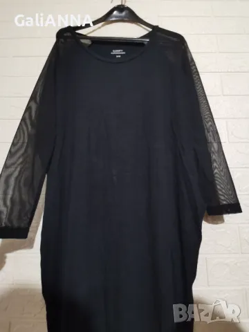 СТРАХОТНА ТУНИКА/РОКЛЯ С РЪКАВИ ТЮЛ 2XL-3XL