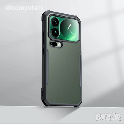 XUNDD Прозрачен Калъф за Xiaomi 17 Pro - TPU+Акрил, Airbag, 0.8mm защита, Черен, снимка 4 - Резервни части за телефони - 53888648