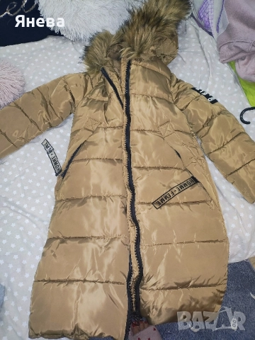 Зимно дамско якенце Цвят Камел, снимка 3 - Якета - 51865322