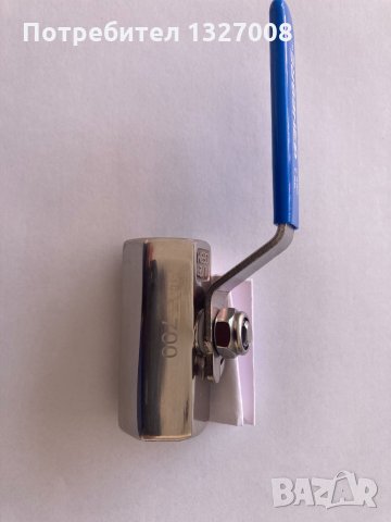 Сферичен кран от една част неръждаема стомана, снимка 2 - Други машини и части - 31476302