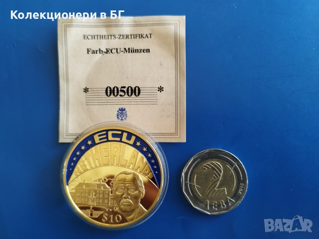 ГОЛЯМА ‼ПОЗЛАТЕНА‼ ВЪЗПОМЕНАТЕЛНА МОНЕТА - ЛИБЕРИЯ