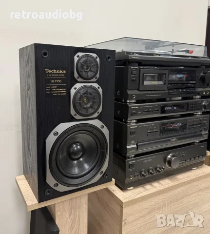 🔊Ретро аудио сет TECHNICS - усилвател, CD плеър, дек, тунер и грамофон + тонколони🔉, снимка 4 - Аудиосистеми - 56312637
