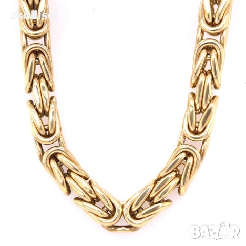 Златен синджир 130,12гр. 69,0см. 14кр. проба:585 модел:35414-3, снимка 2 - Колиета, медальони, синджири - 53096543