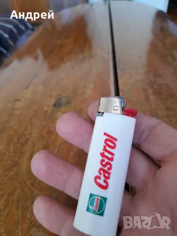 Стара запалка Bic Castrol, снимка 3 - Колекции - 47805244