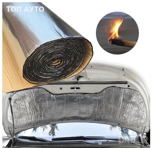 Шумоизолиращо и Топлоизолиращо Фолио За Кола 98см х 123см х 6мм, снимка 2 - Аксесоари и консумативи - 30403854