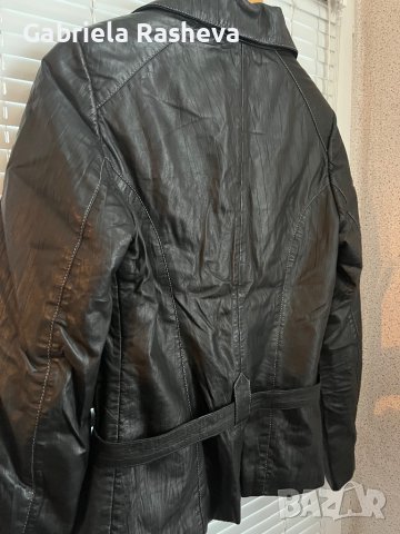 Кожено яке, снимка 6 - Якета - 39024137
