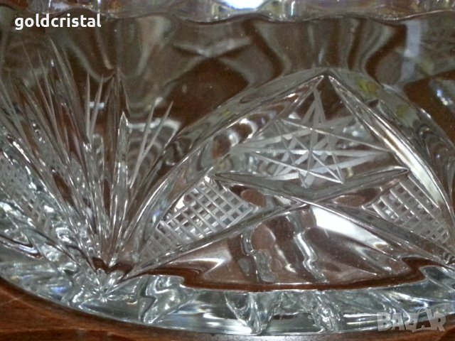 Кристална купичка, снимка 3 - Антикварни и старинни предмети - 42225497