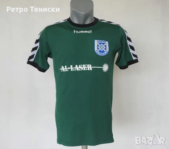 Тениска на Greve BK • гостуващ екип • №7 • Hummel • зелено • размер S • Мъже