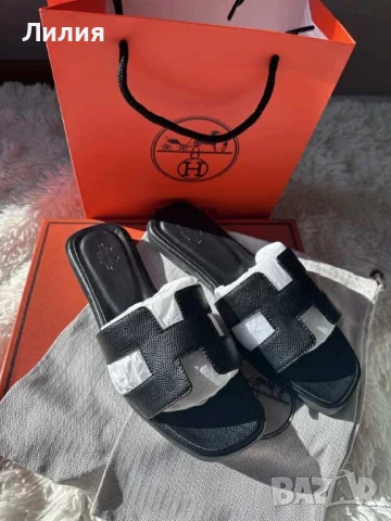 Hermès луксозни дамски чехли 