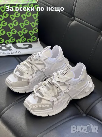 Dolce&Gabbana Дамски Бели Маратонки👟Дамски Спортни Обувки В Бял Цвят Долче И Габана Код E310