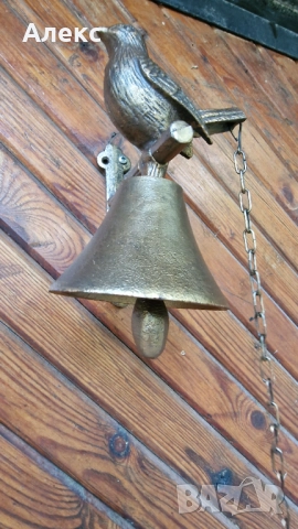 Чугунена камбана с пиленце., снимка 5 - Градински мебели, декорация  - 41561447