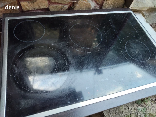 Стъклокерамичен плот за вграждане Сименс 80 см, снимка 6 - Котлони - 50856276