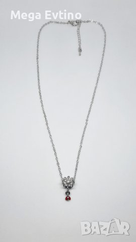 Ново колие в сребристо, калинка, снимка 2 - Колиета, медальони, синджири - 40300185