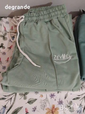 Светло зелено спортно долнище ZeyMel цена 13лв, снимка 8 - Спортни екипи - 51344294