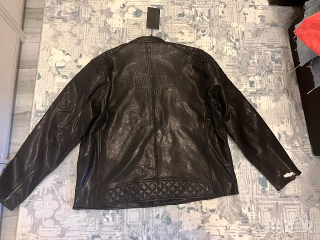 Harley Davidson естествена кожа яке от САЩ 2XL, снимка 8 - Якета - 47768196