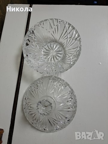 Кристални фруктиери-оловен кристал, снимка 6 - Сервизи - 44257345