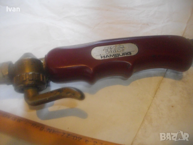 126 см Голяма газова ГОРЕЛКА ЗА ПОКРИВИ ХИДРОИЗОЛАЦИИ Немска оригинална старо качество EXACT HAMBURG, снимка 10 - Други инструменти - 54032988