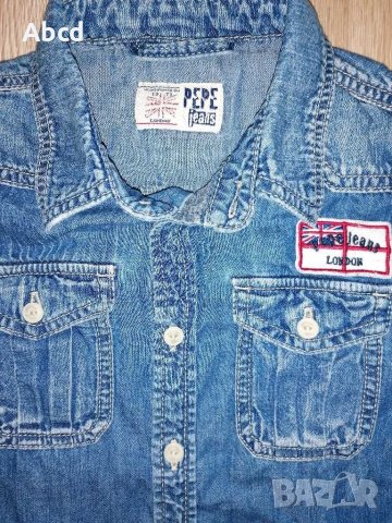 Дънкова риза Pepe Jeans , снимка 2 - Детски ризи - 31245037