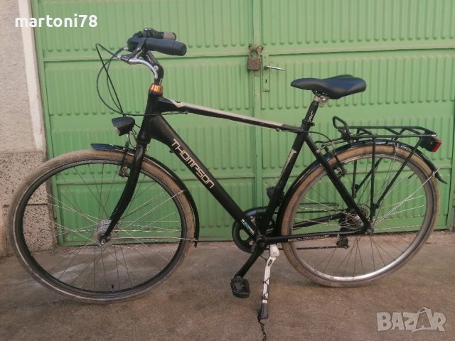 Алуминиев градски велосипед THOPMSON 28 инча със скорости. , снимка 1 - Велосипеди - 44150188