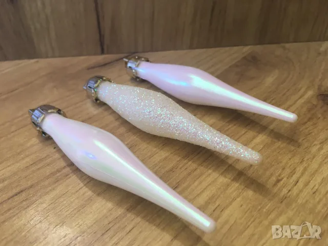 Комплект от коледни играчки от соца, снимка 2 - Колекции - 56346967