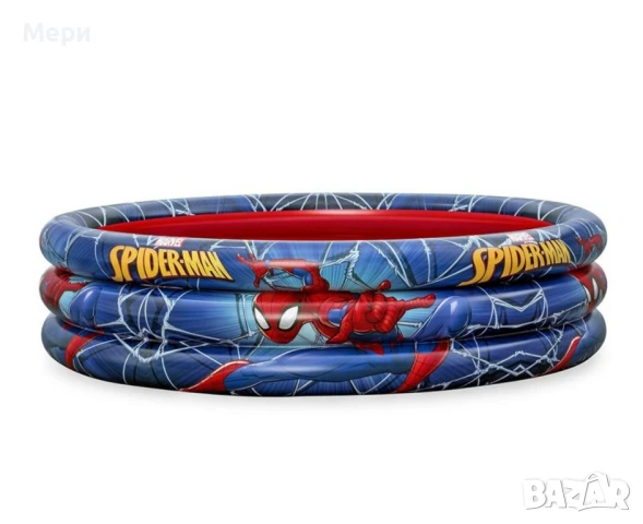 Детски многоцветен кръгъл надуваем басейн Spider-Man , снимка 4 - Басейни и аксесоари - 51173006