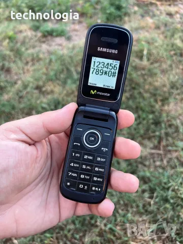Samsung GT-E1190 – Компактен сгъваем телефон (с капак) / Отлично състояние, снимка 3 - Samsung - 55981134