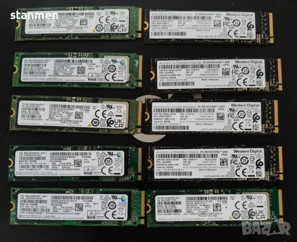 Продавам 256 GB NVMe PCIe SSD 2280 