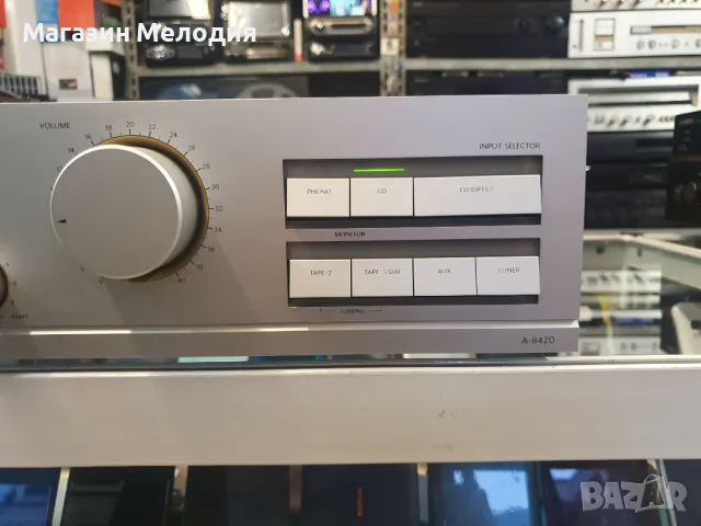 Усилвател ONKYO A-8420 В отлично техническо и визуално състояние., снимка 5 - Ресийвъри, усилватели, смесителни пултове - 49190082