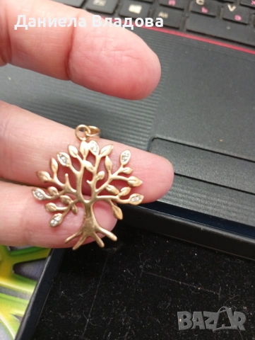 Дамски медальон "Дървото на живота", снимка 2 - Колиета, медальони, синджири - 54068219