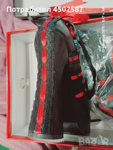 Готически обувки в черен цвят от Demonia, снимка 7 - Дамски обувки на ток - 51884836