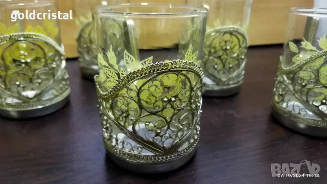 руски стакани подстакани филигран чаши за чай, снимка 9 - Антикварни и старинни предмети - 47740218