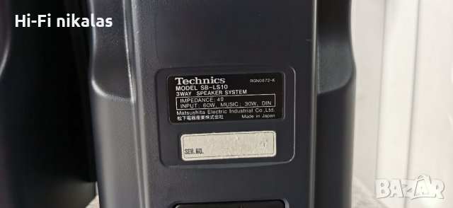 Тонколони Technics SB-LS 10 made in Japan , снимка 6 - Тонколони - 37227569