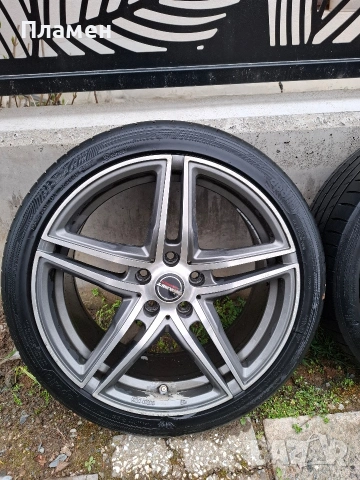 Джанти Borbet 5x112 18 цола ЕТ40 Офсет72 с летни гуми 225/40 R18, снимка 7 - Гуми и джанти - 54051642
