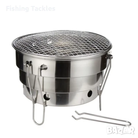 Сгъваемо Олекотенo Преносимо Барбекю, Сгъваем ГРИЛ, снимка 3 - Къмпинг мебели - 50775339