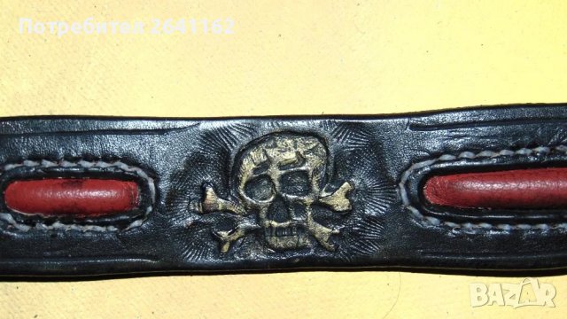 Мъжка гривна кожа, снимка 2 - Гривни - 40099994