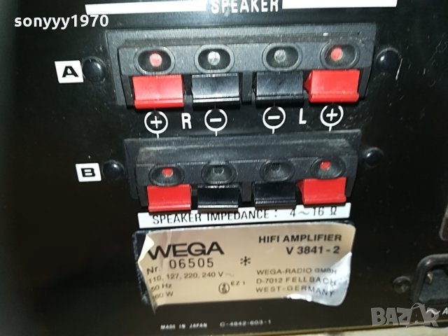wega hifi-tuner & deck & ampli-внос швеицария, снимка 15 - Ресийвъри, усилватели, смесителни пултове - 29554892