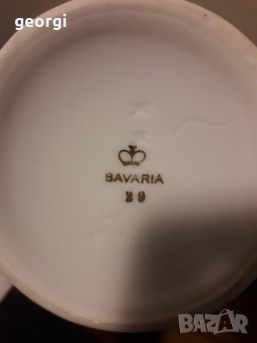 Немски порцелан Bavaria чайник със захарница и каничка за мляко , снимка 7 - Аксесоари за кухня - 31946192