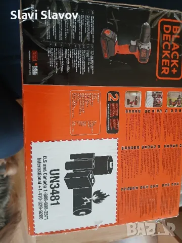 Акумулаторен винтоверт BLACK & DECKER, снимка 2 - Винтоверти - 49459893