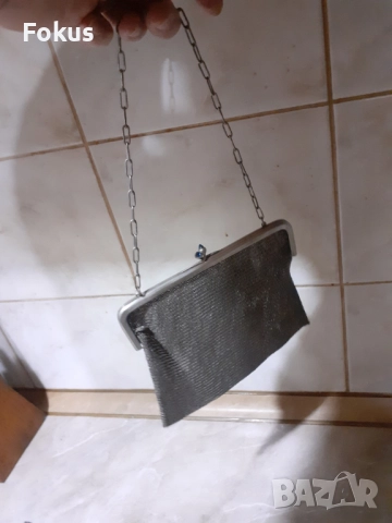 Стара градска дамска метална чантичка портмоне 19 в. Alpacca, снимка 7 - Антикварни и старинни предмети - 52930196