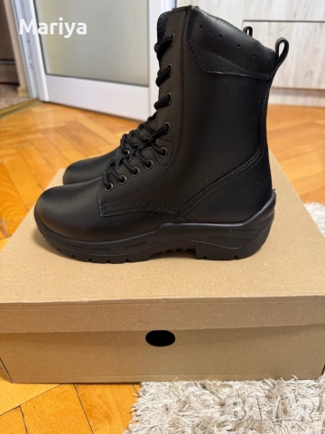 Кубинки черни 37 номер, снимка 4 - Дамски боти - 53944085