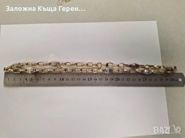 Красив мъжки златен синджир - 27,90 гр., снимка 3 - Колиета, медальони, синджири - 56169149