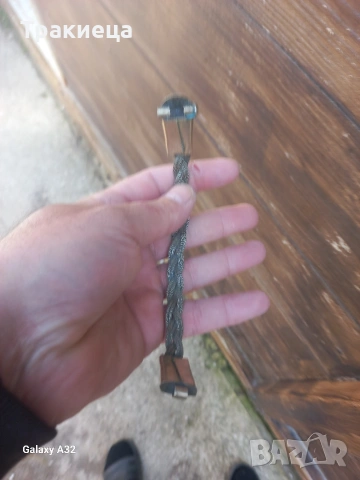 СТАРА ВЪЗРОЖДЕНСКА СРЕБЪРНА ГРИВНА , снимка 3 - Антикварни и старинни предмети - 53895365