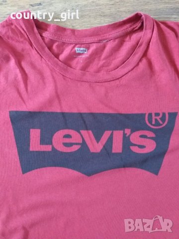 Levi's The Perfect Logo T-Shirt - страхотна дамска тениска, снимка 2 - Тениски - 29658120