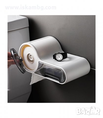 ДИСПЕНСЪР ЗА ТОАЛЕТНА ХАРТИЯ С ПОСТАВКА ЗА ТЕЛЕФОН И ЧЕКМЕДЖЕ - код 37500, снимка 5 - Други стоки за дома - 33886824