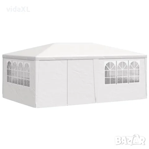 vidaXL Професионална парти шатра със стени 4х6 м бяла 90 г/м², снимка 3 - Къмпинг мебели - 56147631