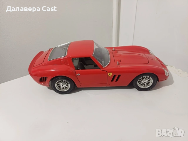 1/18 Ferrari GTO 1962 Bburago Italy , снимка 6 - Колекции - 54181525