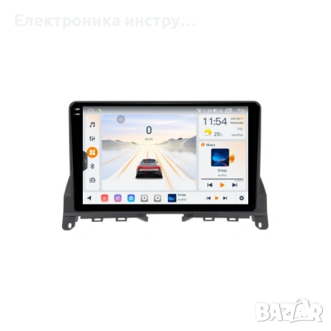 Android мултимедия GPS навигация CarPlay Android Auto + Камера – за Mercedes C-Class W204 2007-2011, снимка 2 - Аксесоари и консумативи - 54035591