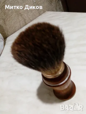 omega puro tassо brush made in italy четка за бръснене естествен косъм язовец нова , снимка 3 - Мъжка козметика - 55993128