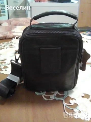 Продавам чисто нова мъжка чанта естествена кожа 65 лв., снимка 3 - Чанти - 47805535