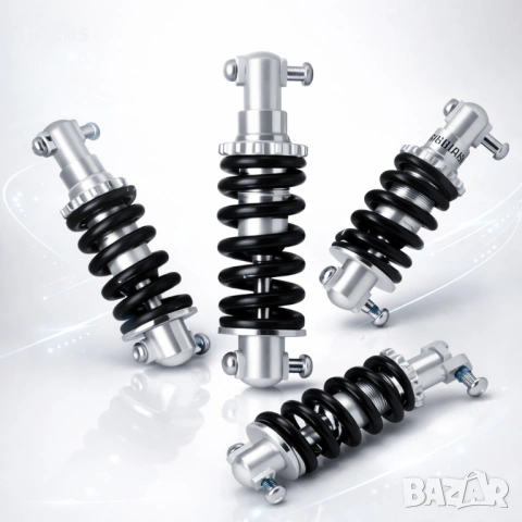 Заден амортисьор за велосипед с пружина – 100 / 125 / 150 / 170 mm, снимка 2 - Части за велосипеди - 53886713